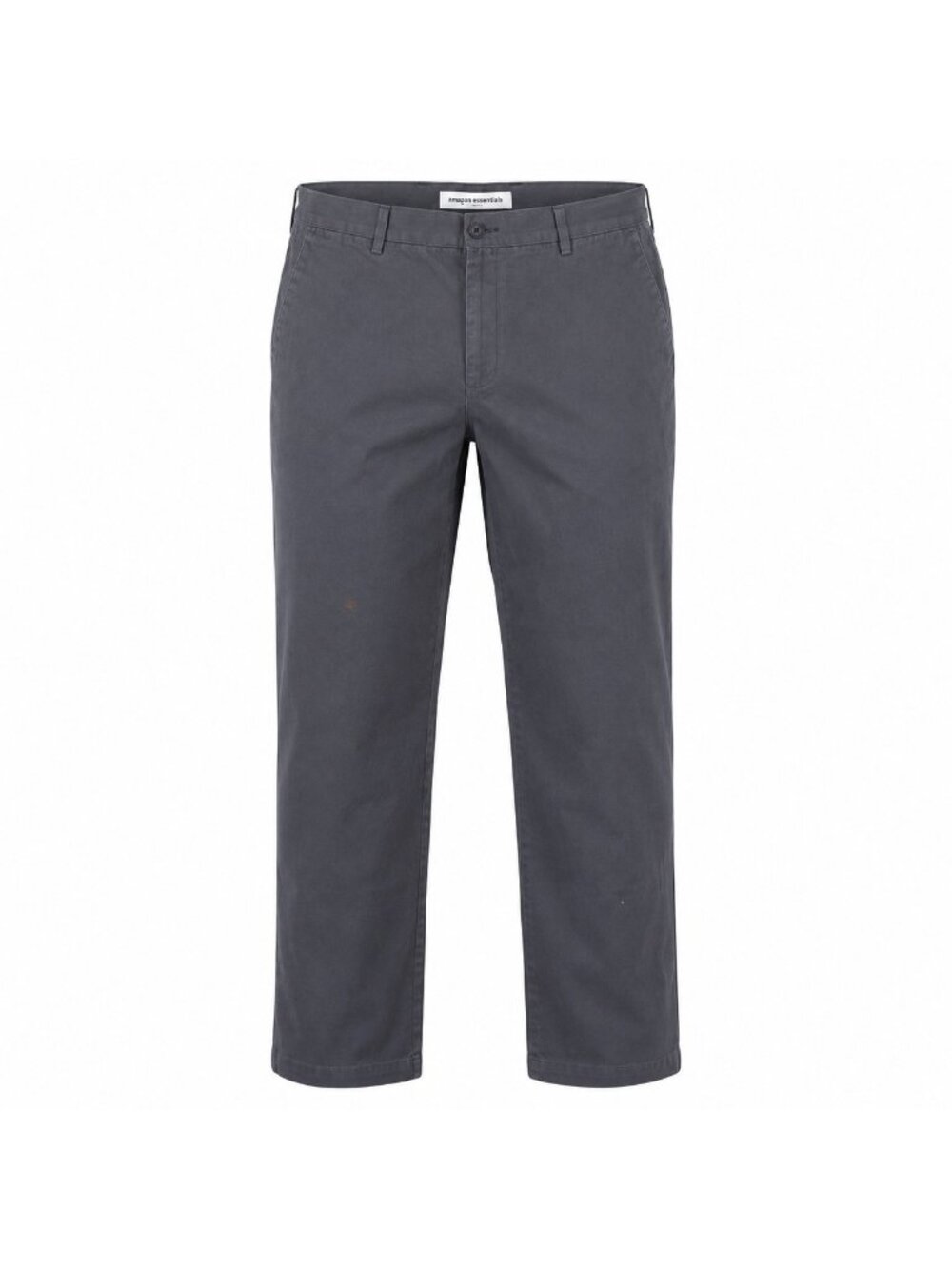 Essentials Men's 38x32 Gray Classic Fit Chino Pants Casual Trousers